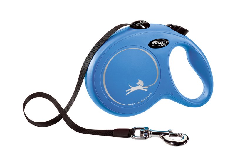 flexi flexi рулетка-ремень для собак, голубая (600 г)