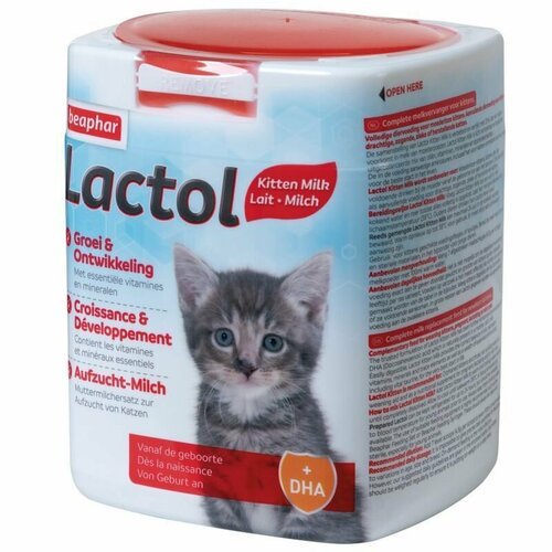 Молочная смесь Beaphar Lactol для котят, 500 гр