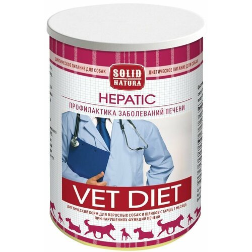Влажный корм для собак Solid Natura VET Hepatic диета 340г х3шт