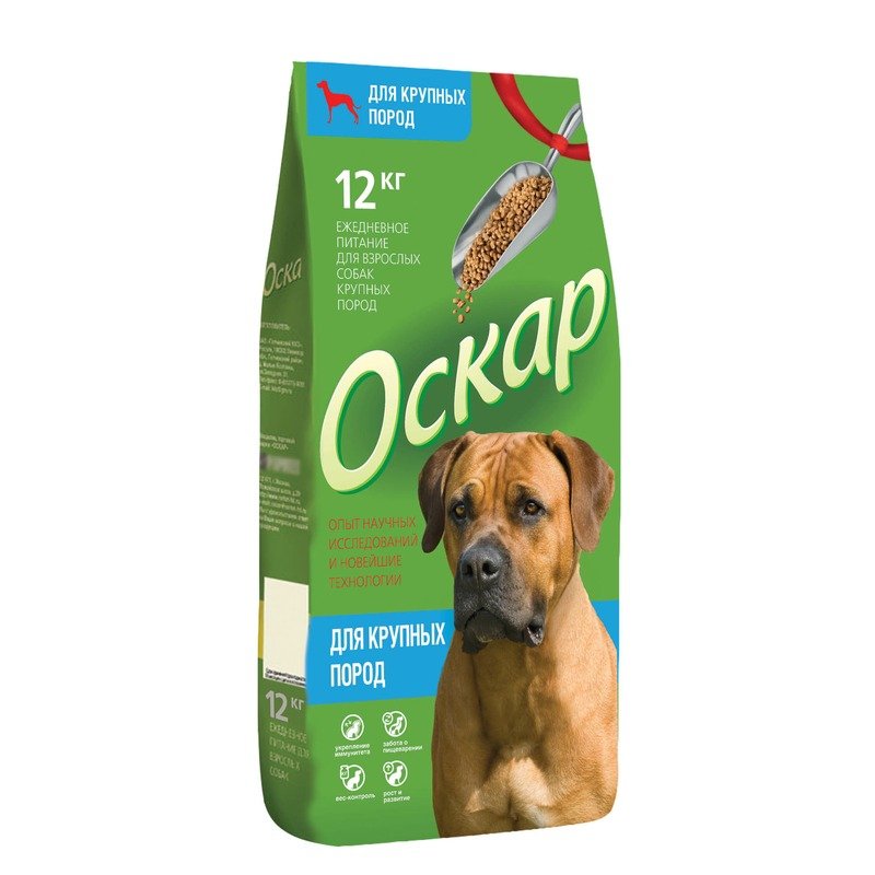 Оскар Оскар сухой корм для собак крупных пород, с говядиной