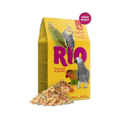 Рио Яичный корм для средних и крупных попугаев, 0,25 кг, 38725