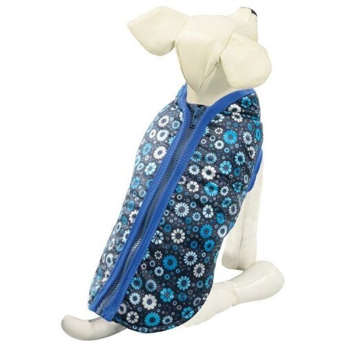 Попона Triol 'Цветик-семицветик' для собак, утепленная с молнией на спине, XL, размер 40см