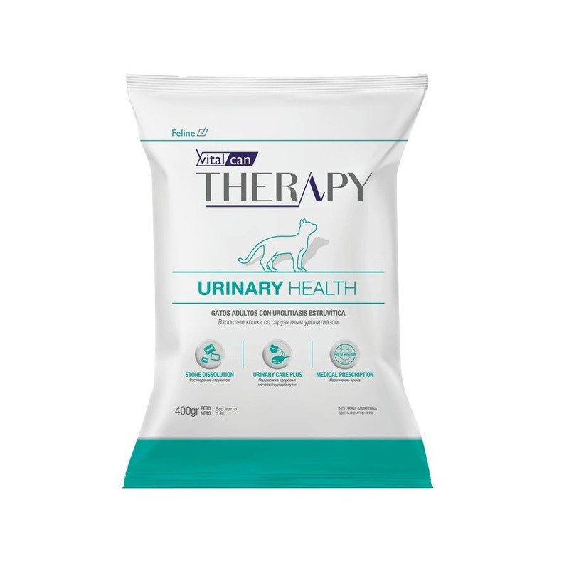 Vitalcan Therapy Feline Urinary Care для кошек, старше 1 года, при МКБ, с курицей, 400 г