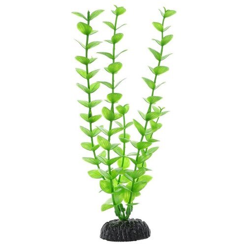 Растение для аквариума пластиковое Бакопа зеленая, BARBUS, Plant 010 (10 см)
