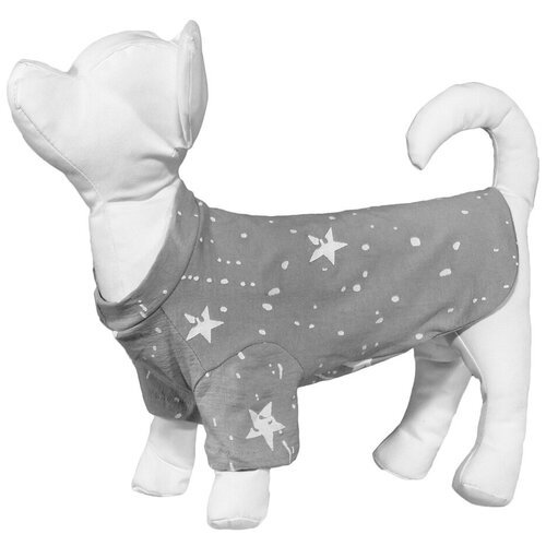 Yami-Yami футболка со звёздами для собак, серая, размер L, длина спины 35 см