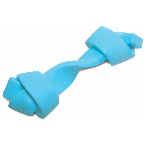 Triol Игрушка PUPPY для щенков из термопластика резины 'Кость узловая', голубая, 135мм, 2 шт.