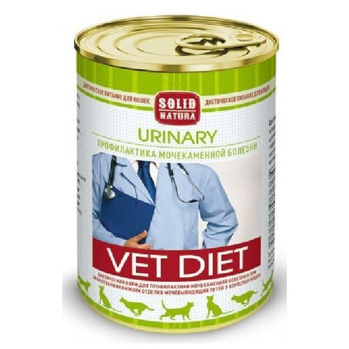 Solid Natura VET Urinary диета для кошек влажный 0,34 кг , 11041 (2 шт)