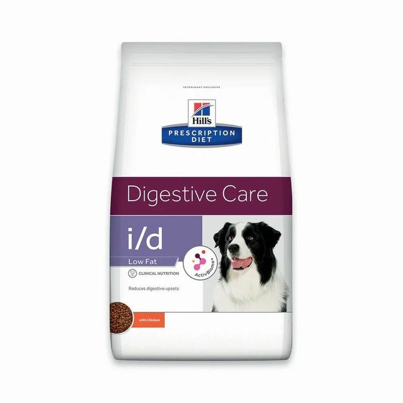 Hills Hills Prescription Diet Dog i/d Low Fat Digestive Care сухой диетический корм для собак при расстройствах пищеварения и заболеваниях ЖКТ с низким содержанием жира, с курицей - 1,5 кг