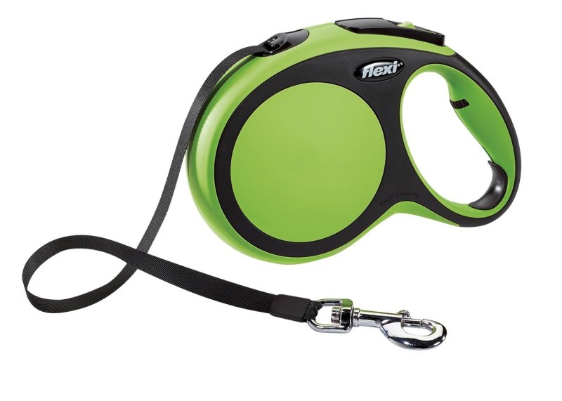Flexi Flexi рулетка-ремень для собак, зеленая (L 8 м)