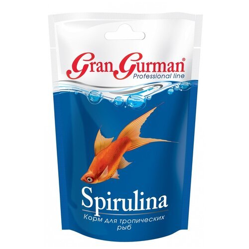 Корм для тропических рыб Gran Gurman Spirulina, пакет 30 г