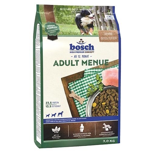 Сухой корм для собак Bosch Adult Menue 1 уп. х 1 шт. х 3 кг (для средних пород)