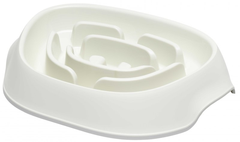 Moderna Moderna миска для медленного кормления SloMo, 950 мл, белая (0.95 л)