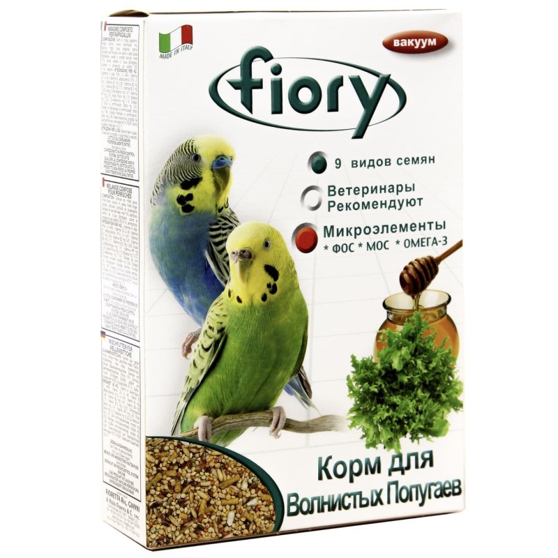 Fiory Fiory корм для волнистых попугаев 'Pappagallini' (400 г)