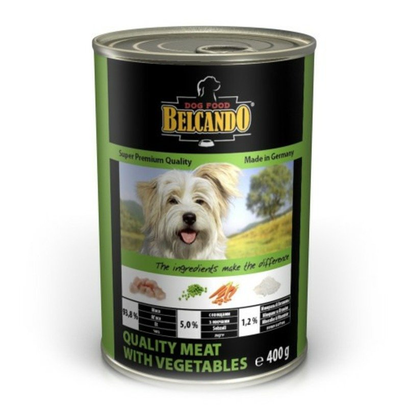 BELCANDO Консервы для собак Belcando Super Premium с отборным мясом и овощами - 400 г