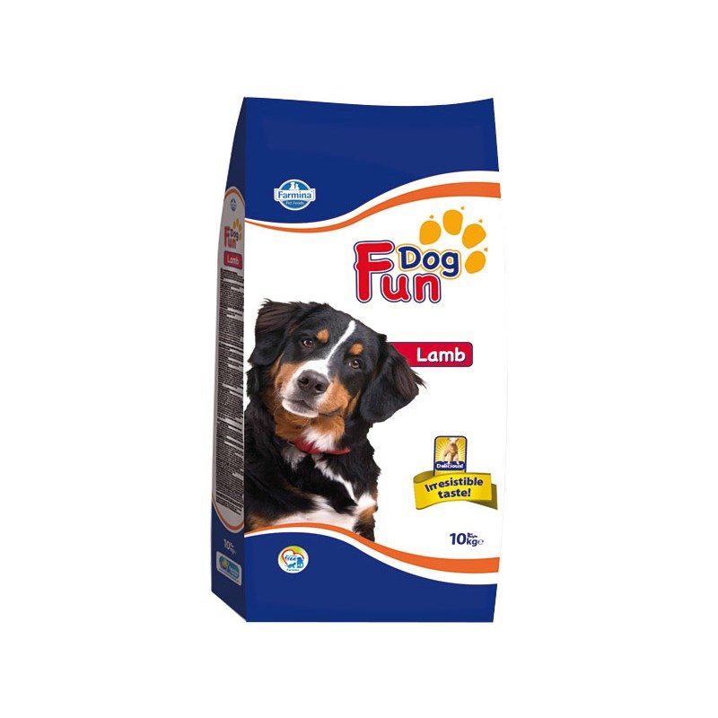 Farmina Fun Dog Lamb сухой корм с ягненком для взрослых собак всех пород с проблемами пищевой аллергии - 10 кг