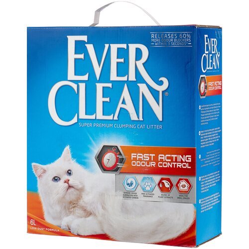 Комкующийся наполнитель Ever Clean Fast Acting, 6л, 1 шт.