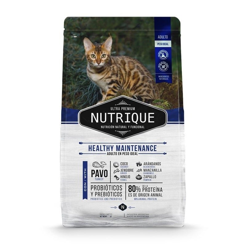 Vitalcan Nutrique Cat Adult Healthy Maintenance сухой корм для кошек, с индейкой