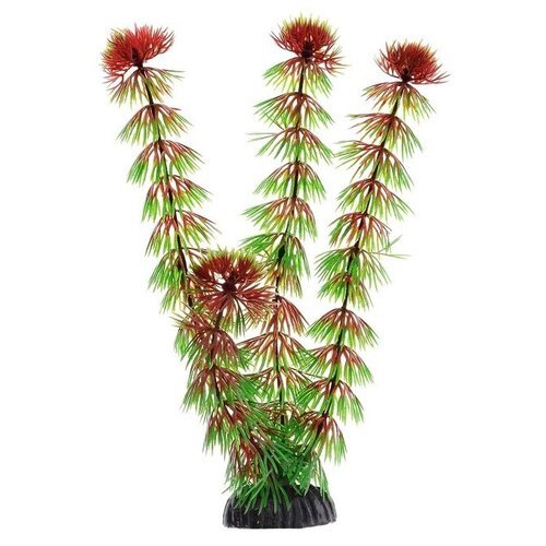 Растение для аквариума пластиковое Кабомба красная, BARBUS, Plant 033 (10 см)