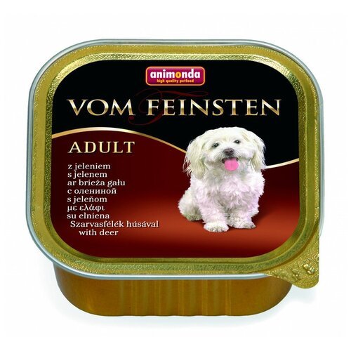Animonda Vom Feinsten Adult / Анимонда Вомфейнштейн Эдалт для собак с олениной 150 г (консервы)