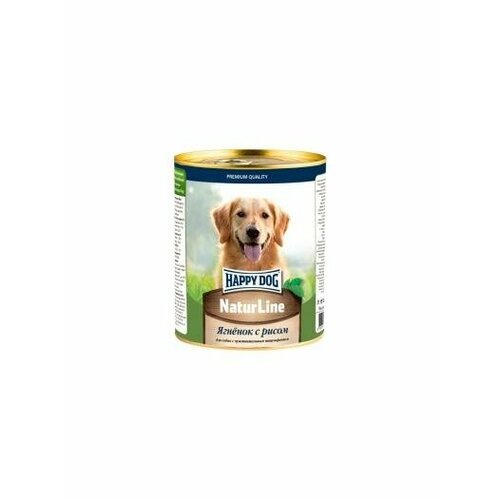 Happy dog Консервы для собак Ягненок с рисом 0,97 кг 52440 (2 шт)