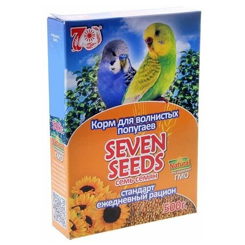 Seven Seeds Корм Seven Seeds для волнистых попугаев, 500 г