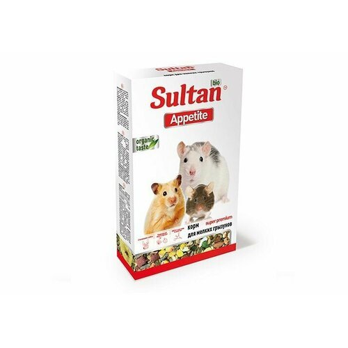 Sultan Полнорационный корм для мелких грызунов Bio Appetite, 550 г