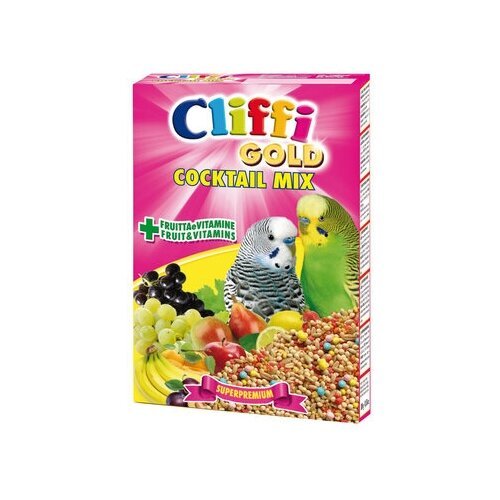 Cliffi (Италия) Коктейль для Волнистых попугаев: зерна злаки фрукты овощи (Cocktail Mix Pappagallini) PCOA007 | Cocktail Mix Pappagallini 0,3 кг 40328 (2 шт)