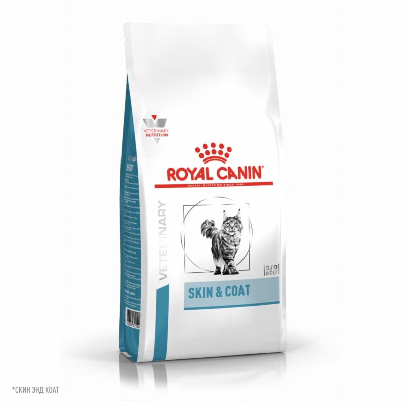 Royal Canin (вет.корма) Royal Canin (вет.корма) корм сухой для кошек для поддержания защитных функций кожи, SKIN & COAT (1.5 кг)