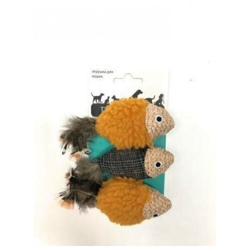 Aromadog Игрушка Petpark для кошек рыбки 3 шт TOY82251, 0,034 кг, 58719