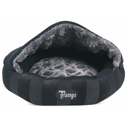 Лежанка для кошек с крышей Scruffs TRAMPS 'Aristocat Dome Bed', черный, 45х45х12см (Великобритания)