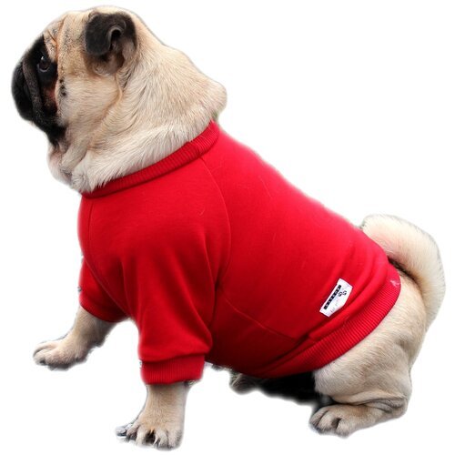 Одежда для животных / Кофта для собак NASKOR, красный, размер S (26)