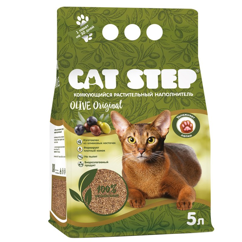 Cat Step Cat Step комкующийся наполнитель растительный (3,75 кг)