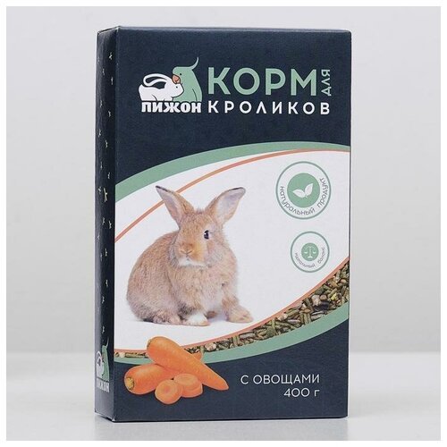 Корм 'Пижон' для кроликов, с овощами, 400 г 5177396