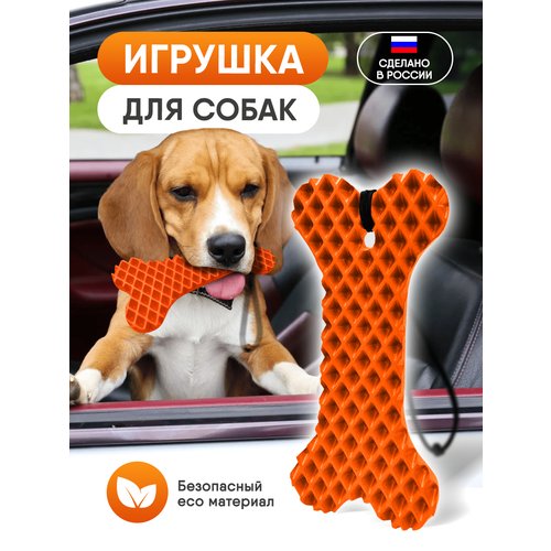 Игрушка для собак оранжевая