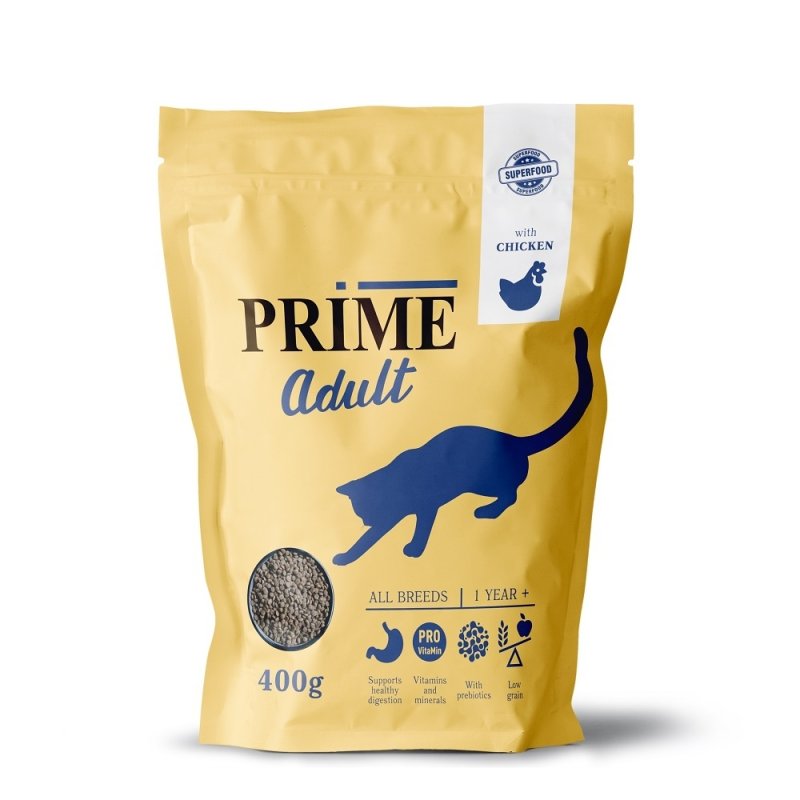Prime Prime сухой корм для кошек с 12 мес. с курицей (2 кг)