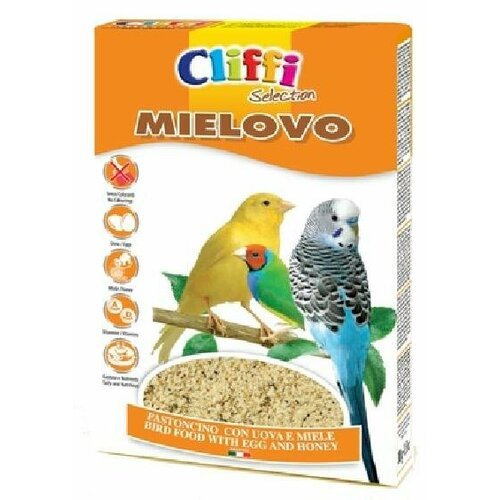 Cliffi (Италия) Яичный корм с медом для всех Зерноядных птиц (Mielovo) PCOA217 | Mielovo 0,3 кг 40367 (1 шт)