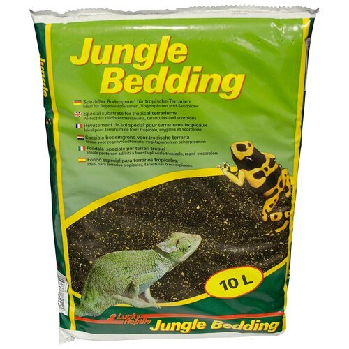 Субстрат для террариумов LUCKY REPTILE 'Jungle Bedding', черный, 10л (Германия)