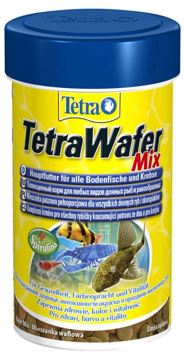 Корм для рыб Tetra Water Mix пластинки для всех видов донных рыб, 100 мл