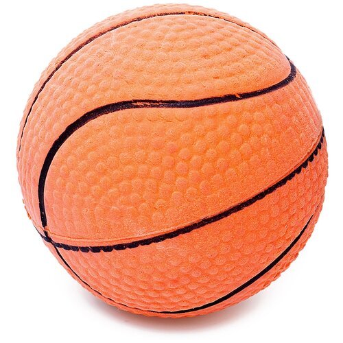 Игрушка для собак из пенорезины DUVO+ 'Мяч баскетбольный', оранжевый, 3.5см (Бельгия)