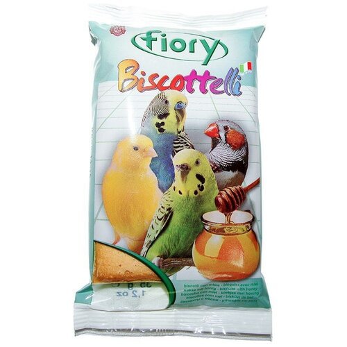 Fiory бисквиты для птиц biscottelli с медом 35 г (10 шт)