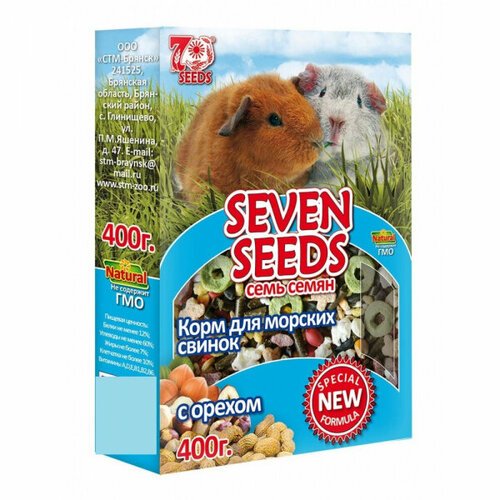 Seven Seeds Special Корм для морских свинок с орехом 400 гр x 3 шт.