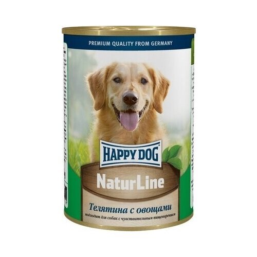 Happy dog Кусочки в фарше для собак - телятина с овощами 0,41 кг 49536 (18 шт)