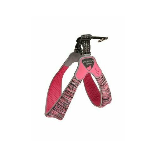 Cortina Мягкая шлейка POWERMIX розовый меланж (обхват груди 50-60 см10-18 кг) (Harness Powermix pink MELANGE SZ 7) C120PM070 0,12 кг 56828 (1 шт)