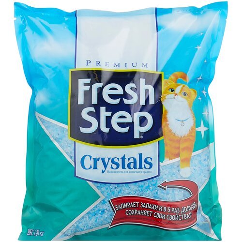 Впитывающий наполнитель Fresh Step Crystals, 6л