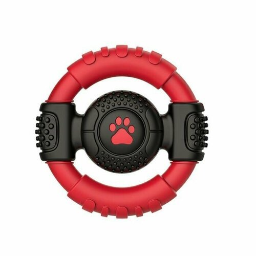 Игрушки для собак / игрушка кольцо / интерактивная пищалка руль