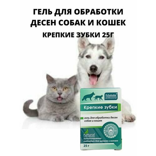 Крепкие зубки гель для обработки десен 25 г