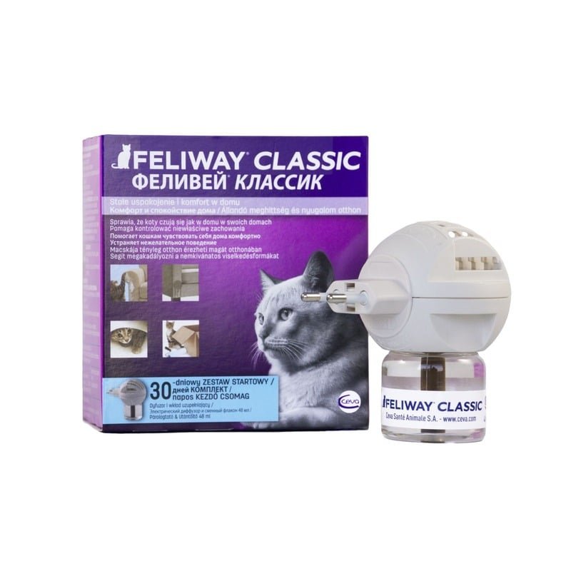 Ceva Feliway Classic диффузор + флакон для коррекции поведения кошек - 48 мл