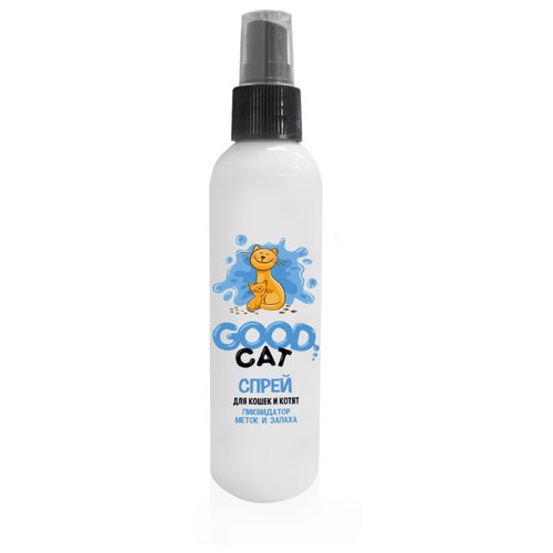 Good Cat Спрей для котят и кошек ликвидатор меток И запаха , 150 мл.