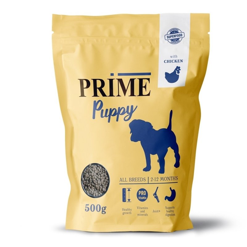 Prime Prime сухой корм для щенков всех пород 2-12 мес. с курицей (2 кг)