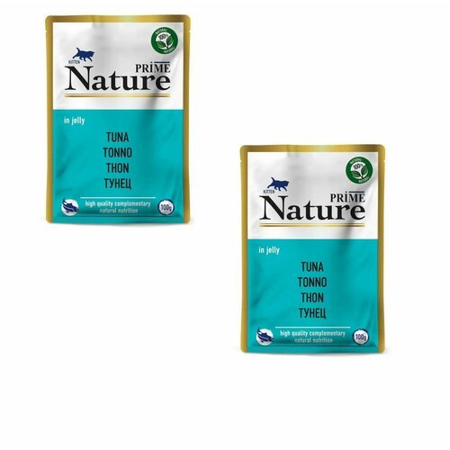 PRIME NATURE пауч для котят тунец 100 г, 2 уп